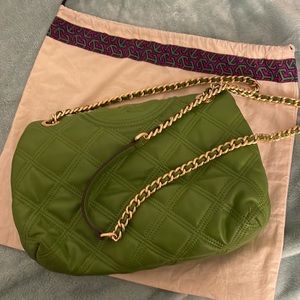 Tory Burch Soft Leather Fleming convertible shoulder bag